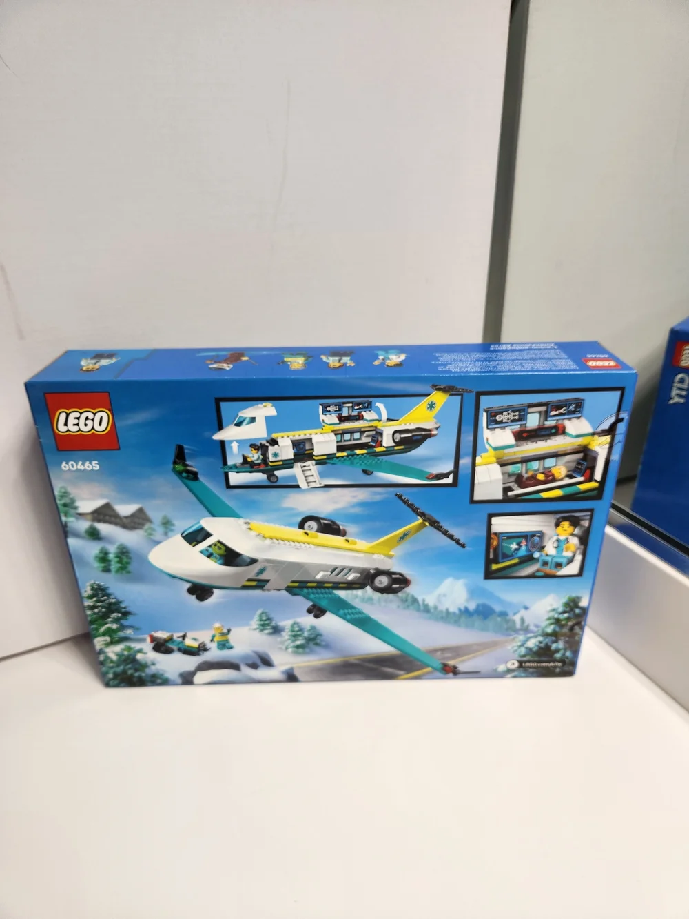 LEGO City Emergency Air Ambulance Airplane Building Toy for Kids - Pretend Play